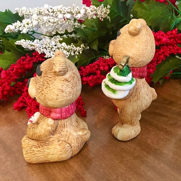 🎄Vintage Ceramic Christmas Bear Set🎄 - Picture 8 of 10